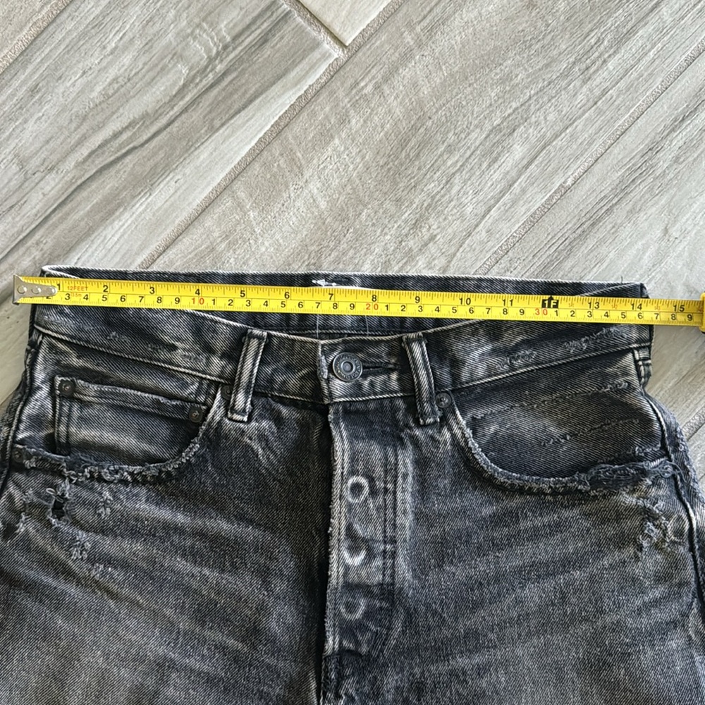 Moussy Black Denim Shorts - Picture 6 of 11